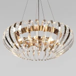 Подвесная люстра Loft It Dakota 10300/600 French gold (220V, хрусталь, на тросе)