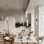 Подвесной светильник Odeon Light Terrazzo 7012/6L металл/ терраццо/античная бронза/серый IP20 6W 3000K 220V (LED, на проводе)