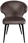 Стул Richard ромб, бархат антрацит 14 Top Concept 77335