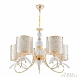 Подвесная люстра Arte Milano Florentia-9787 309787/5 Wh/Gd (220V, на цепи)