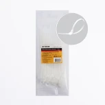 Хомут 2,5x150мм белый 100 шт. Stekker 32773