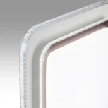 Настенно-потолочный светильник Sonex Losy 7683/EL пластик/темно-коричн. LED 70Вт 3000-6000K 500х500 IP43 пульт ДУ (220V)