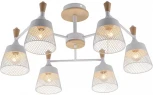 Потолочная люстра на штанге Seven Fires Laurens SF3386/6C-WT-WD