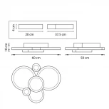 Потолочная люстра Lightstar Breve 749083