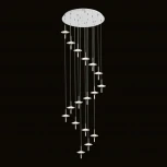 Потолочная люстра каскадная Lussole Littlerock LSP-7374 (LED, 220V, на проводе)