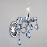 Бра Eurosvet 3015 3015/1 хром / лазурный хрусталь Strotskis