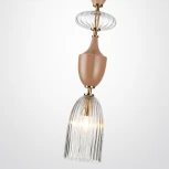 Бра Odeon Light Terra 5414/1W античная бронза/терракот/беж/стекло/керамика E14 1*40W (220V)