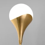 Бра Eurosvet Calyx 60168/1 латунь (220V, шар)