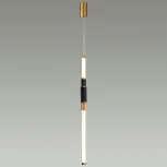 Подвесной светильник Odeon Light Marmi 4361/14L MIDCENT черный мрамор/антич. бронза/металл/акрил (ВЕРТ. И ГОРИЗОНТ) IP20 LED 14W 3000K 220V (на тросе)