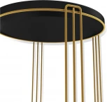 Столик журнальный Sheffilton SHT-CT31 золото/черный муар от фабрики Sheffilton