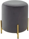 Пуф для гостиной RICE BLUVEL-14 GREY / GOLD