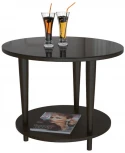 Стол журнальный BeautyStyle 10 венге/стекло черное от фабрики Mebelik