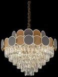 Подвесная люстра каскадная Wertmark Oriana WE145.13.303 (220V, хрусталь, на цепи)