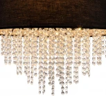 Подвесной светильник Escada CHARM 652/5S Black (220V, хрусталь, подвески, на проводе)