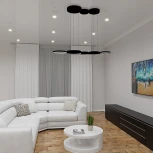 Подвесная люстра Lightera Kioga LE110L-5B (LED, 220V, на проводе)