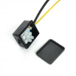 Настенный уличный светильник Feron Борда 48388 PL721 60W E27 черный Бордо (220V, круглые, IP44)