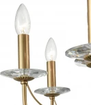 Подвесная люстра Lumion Incanto 8033/16 медь, металл/стекло Е14 16*40W 220V