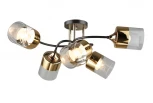 Потолочная люстра на штанге Мелодия Света SL1N SL2836-6 CF+GD 000066043