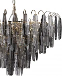 Подвесная большая люстра Stilfort Florin 1021/03/18P (220V, хрусталь, на цепи, круглые)