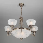 Подвесная люстра Eurosvet 60008 60006/8 античная бронза