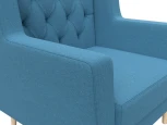 Кресло Брайтон Люкс (Голубой/Рогожка) Лига Диванов арт.125631