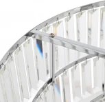 Потолочная люстра каскадная хрустальная Arte Milano Sorrento-7209 377209/6/390 CR (220V, круглые)