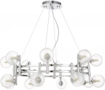 Подвесная люстра Crystal Lux LUXURY SP16 CHROME (220V, на тросе, шарики)