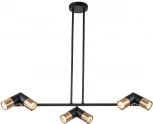 Потолочная люстра на штанге 11036/6R Black Indigo Doppio V000452 (220V)