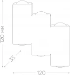 Архитектурная подсветка светодиодная Feron 48314 DH110 Нью-Йорк (220V, IP54)