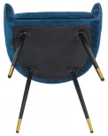 Стул обеденный MARY (синий велюр (1922-20))
