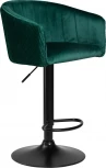 Стул барный DOBRIN DARCY BLACK (зеленый велюр (1922-9))