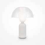 Настольная лампа Maytoni Memory MOD177TL-01W (220V, выключатель, круглые, гриб)