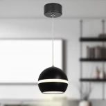 Подвесной светильник ЭРА PL21 BK (220V, на проводе, шар)