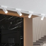 Трековый светильник Novotech Smal 359255 SHINO белый для низковольтного шинопровода IP20 LED 12W 48V 1080Лм 3000К (круглые)