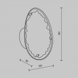 Бра светодиодное с регулировкой цветовой температуры Modelux MODESTYLE MS.2311.01 GD