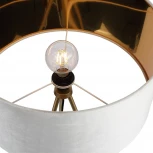 Торшер ST Luce Fuego SL6242.505.01 Золотистый/Белый E27 1*40W