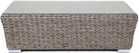 "Капучино" журнальный столик из искусственного ротанга (гиацинт), цвет cерый 4SIS арт.УТ-00003012