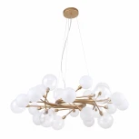 Подвесная люстра Favourite Babylon 2515-15P (220V, на тросе, шарики, молекулы)