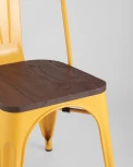 Стул Stool Group TOLIX WOOD желтый УТ000001672
