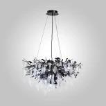 Подвесная люстра AM Group WOODSTAR WOODSTAR D800 BK (220V, на тросе, листья)