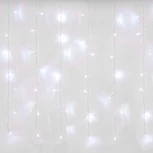 Занавес светодиодный с эффектом мерцания. 3х2м. Соединяемый. 240 светодиодов. Белый свет. ULD-C3020-240/TTK WHITE IP44