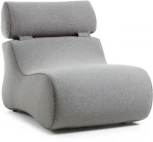 Кресло La Forma (ex Julia Grup) Club (Серый/ Пена,Пластик,Сосна,Дерево,ДСП)