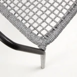 Стул уличный La Forma (ex Julia Grup) Ellen (Серый/ Металл,Веревка)