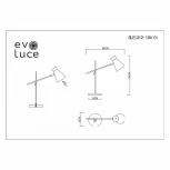 Настольная лампа Alfeo SLE1252-504-01 Evoluce (220V, выключатель)