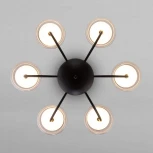 Потолочная люстра на штанге Eurosvet Fungo 50388 LED черный (220V)