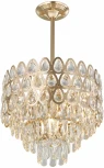 Потолочная люстра хрустальная на штанге Arte Milano Sorrento-2019 372019/6/300/390 GD (220V)