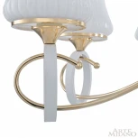 Подвесная люстра Arte Milano Florentia-2387 302387/6 Wh/Gd (220V, на цепи)
