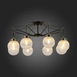 Потолочная люстра на штанге Evoluce Stricce SLE110302-08 (220V, шарики)