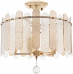 Потолочная люстра хрустальная на штанге Arte Milano Sorrento-3109 373109/5/80/390 GD (220V)