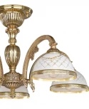 Потолочная люстра Reccagni Angelo 7122 PL 7122/5 (220V, узор в клетку)